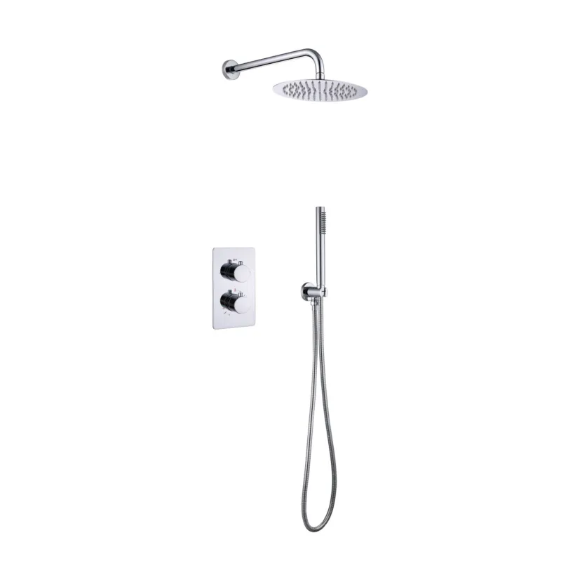 Rechtstreeks Van De Fabrikant Inbouw Regendouche Set Boss & Wessing Aloni met Handdouche en Wanduitloop Chroom