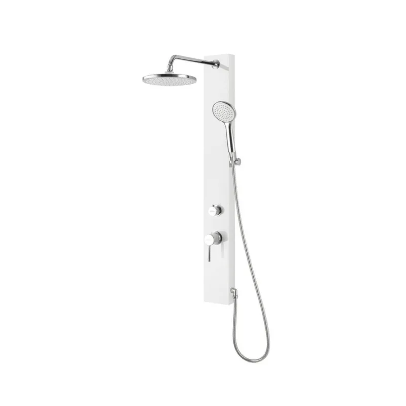 Douchepaneel Sapho Figa 105x12.5 cm met Mengkraan Wit Hete Deal