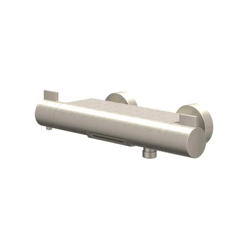 Badthermostaatkraan IVY Pact Opbouw Omstel Met Cascade Uitloop Met Omstel Cooltouch Geborsteld Nickel PVD Koop Vandaag