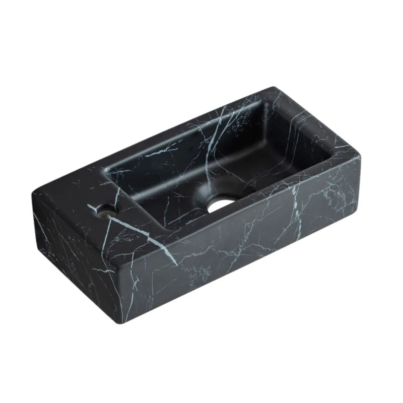 Actieprijs Fontein Best Design Allure 36x18x9 cm Links Marmer Zwart