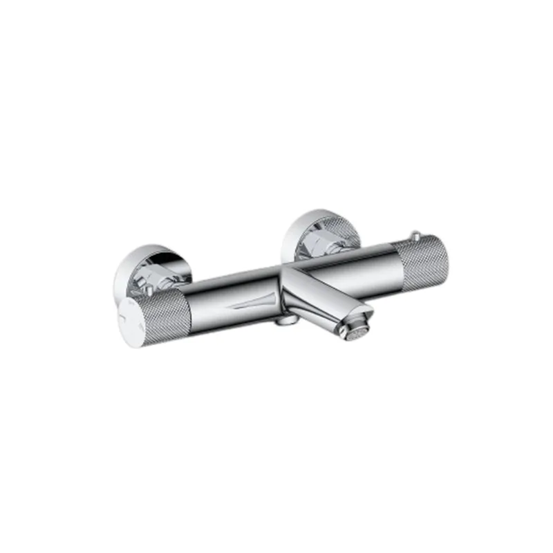 Badmengkraan Sanilux Lega Opbouw Thermostatisch Rond Met Geribbeld Knop Chroom Weekendaanbieding