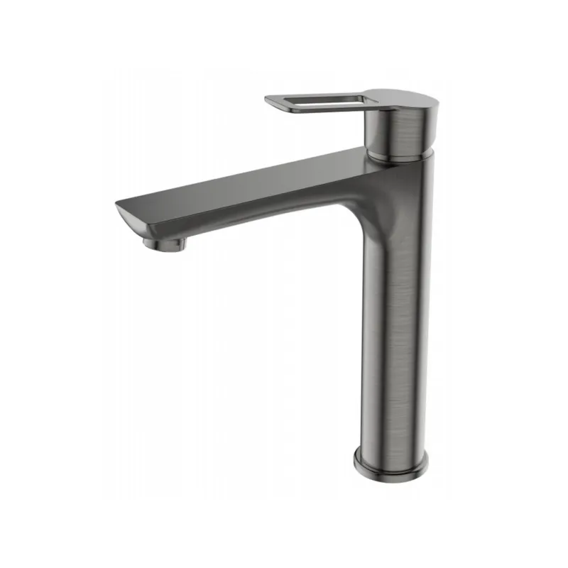 Wastafelkraan Sanimar Tirreno Verhoogd Gunmetal Direct Verzonden