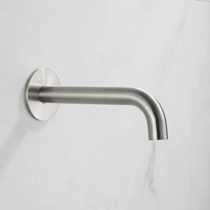 Hoge Kwaliteit Baduitloop AquaSplash Plus 20 cm RVS