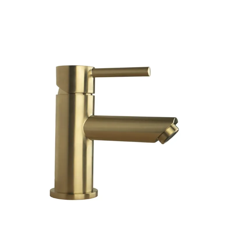 Wastafelmengkraan Aqua Splash Colorato 1 Hendel Geborsteld Goud Aanbieding