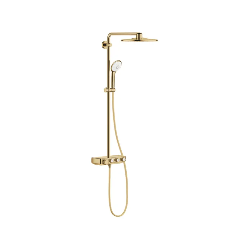 Regendoucheset Grohe Euphoria SmartControl met Thermostatische Douchekraan en Duo Douchesysteem Cool Sunrise Dagaanbieding