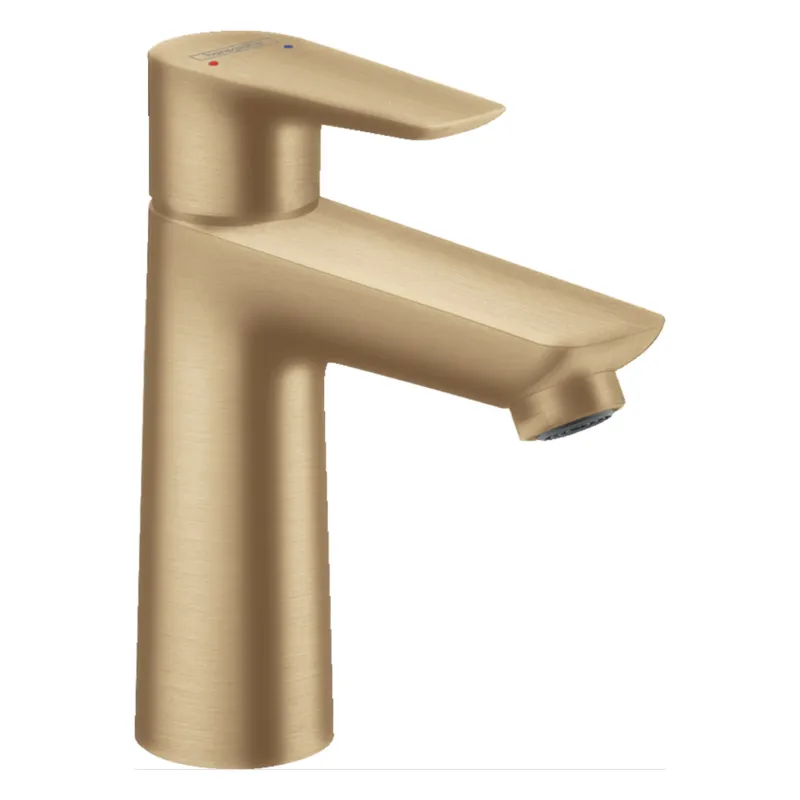 Must-Have Wastafelmengkraan Talis E HansGrohe 110 Eengreeps CoolStart Zonder Afvoer Geborsteld Brons