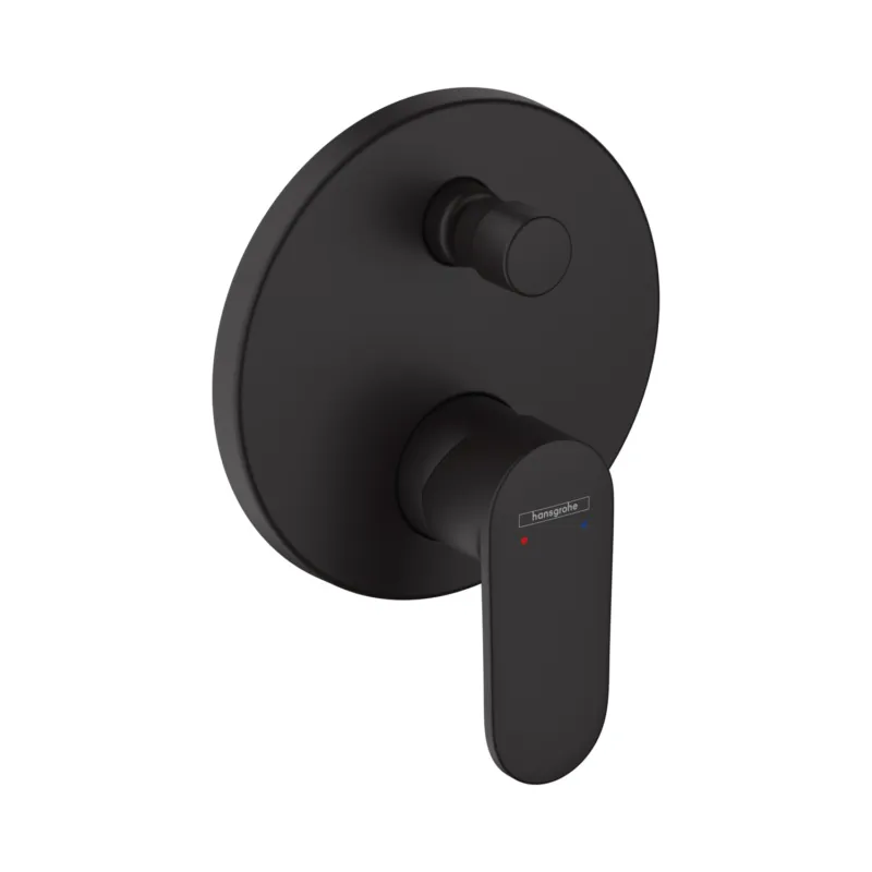 Afbouwdeel Inbouw Badmengkraan HansGrohe Vernis Blend Eengreeps Mat Zwart Laatste Versie