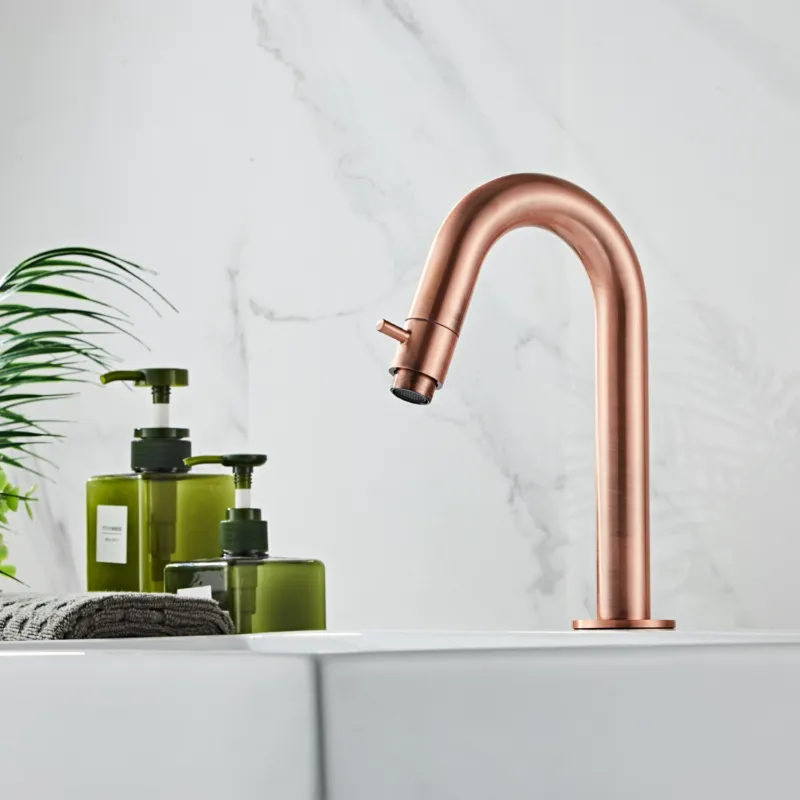 Opbouw Fonteinkraan Boss & Wessing Copper Geborsteld Koper Exclusieve Aanbieding