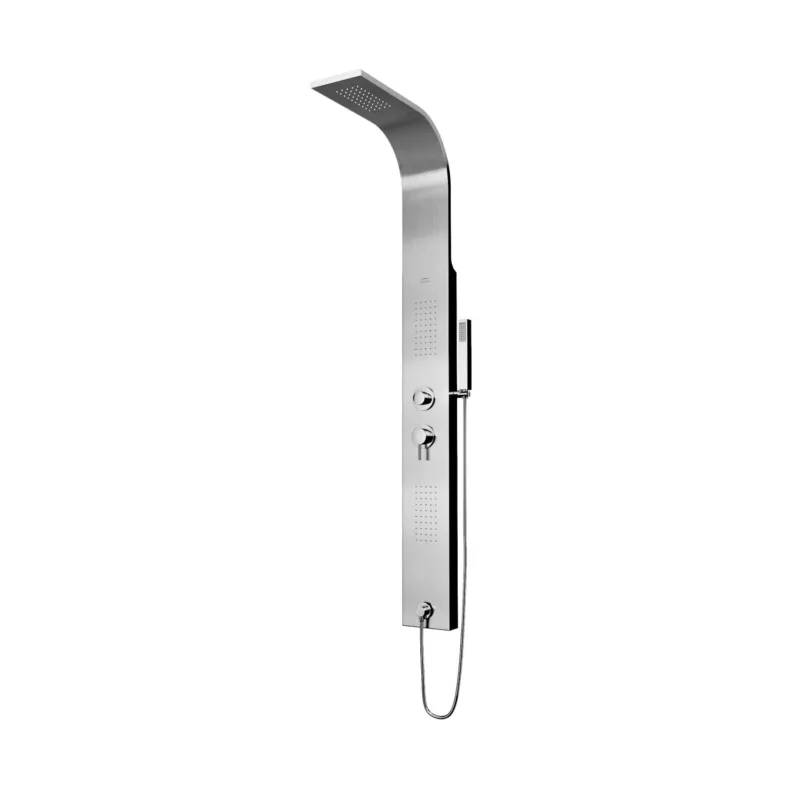 Gereduceerde Prijs Douchepaneel Lacus Spargi 160x15x6 cm Geborsteld Staal
