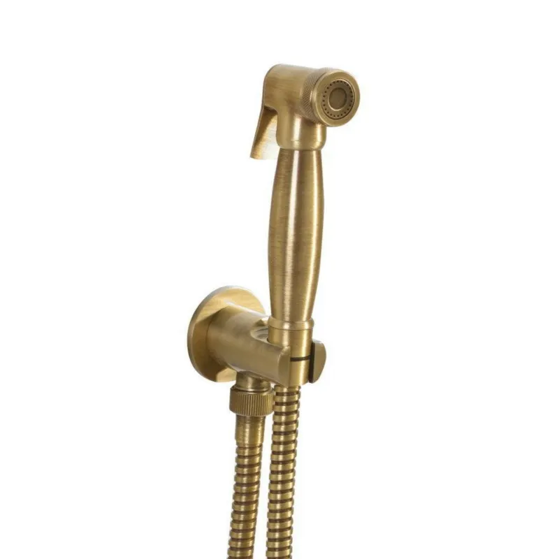 Bidet Handdouche Sapho Reitano Rubinetteria Incl. Slang en Handdouchehouder Brons Bestseller