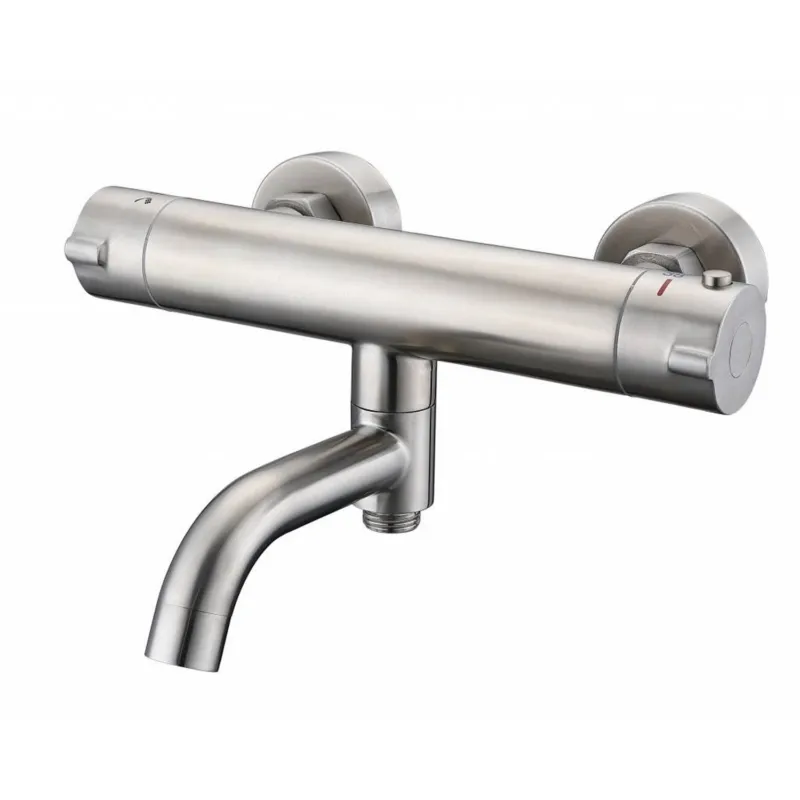 Badkraan Opbouw Sanilux RVS Rond Exclusieve Aanbieding