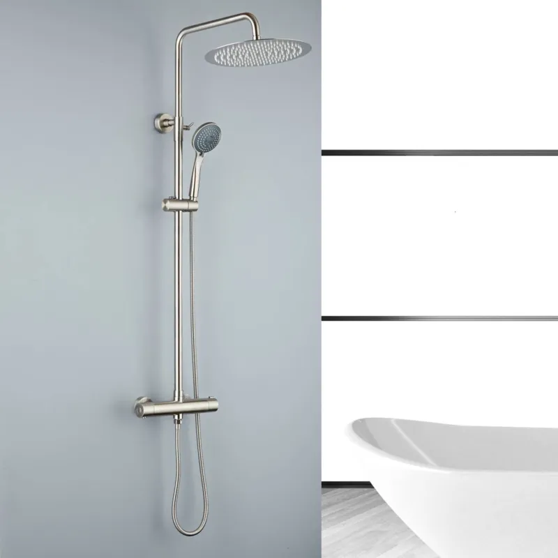 Regendouche BWS Exclusive 30cm met 3 Standen Handdouche 304 RVS Premium