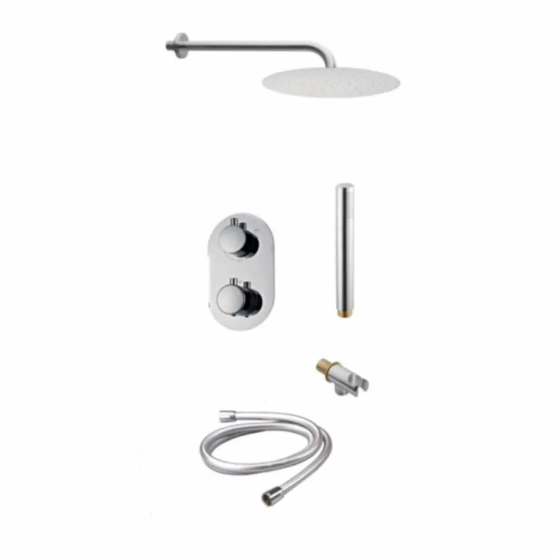 Shop Nu Inbouw Doucheset Naxo Type 3 Douchekop 20 En 30 Cm Rond
