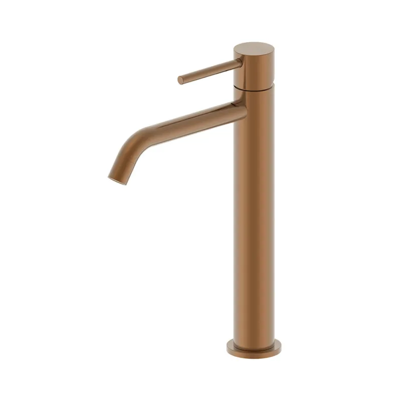 Aanbieding Wastafelkraan Hoog BWS Exclusive XL Geborsteld Brons Koper