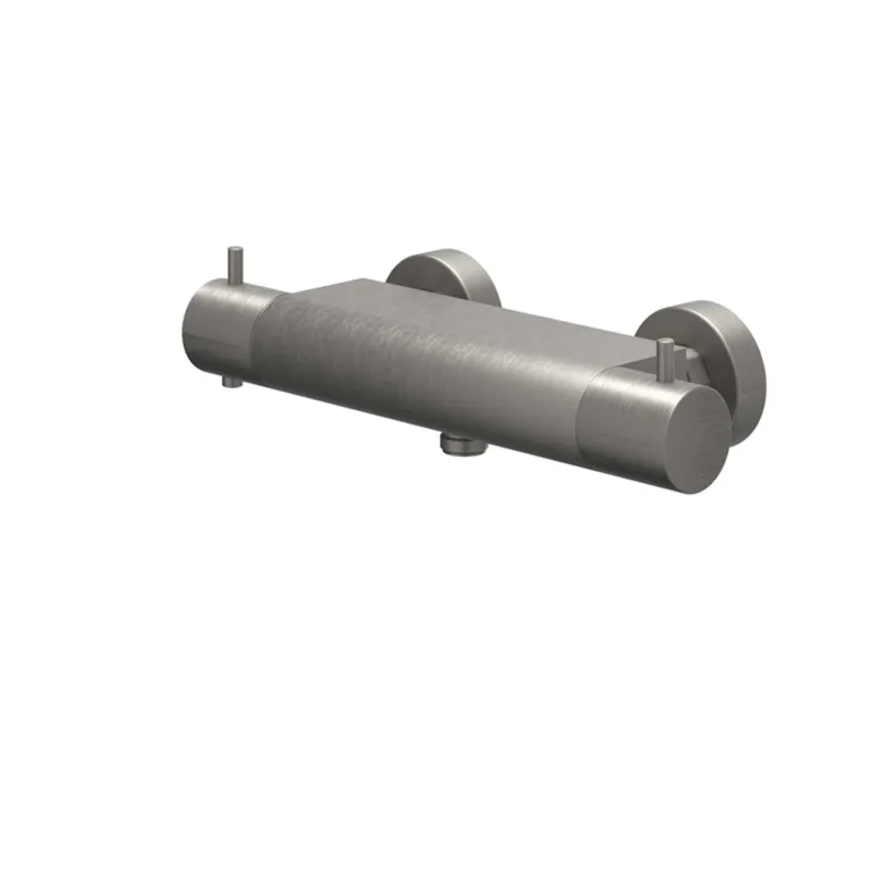 Douchethermostaatkraan IVY Bond Opbouw Cooltouch Geborsteld Metal Black PVD Weekendaanbieding