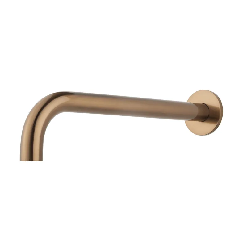 Baduitloop Inbouw BWS Karsten Rond 30 Cm 1/2 Geborsteld Brons Koper Aanbieding