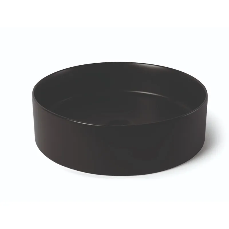 Gecertificeerd Waskom Luca Sanitair Ceramics Rond 39,4x39,4x11,5 Keramiek Mat Zwart