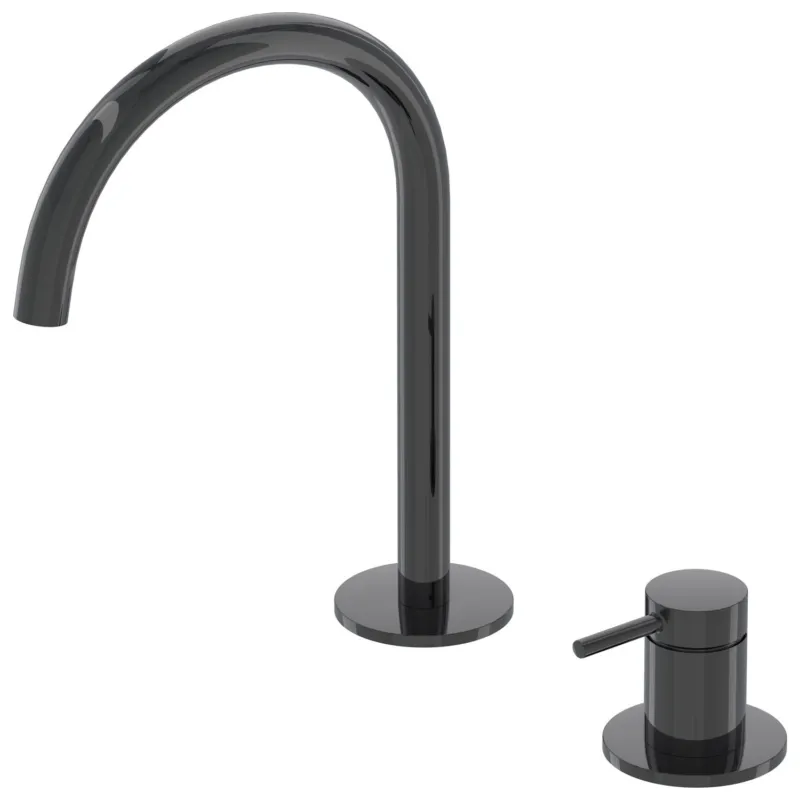 Wastafelkraan IVY Bond Coldstart 2-gats Zwart Chroom PVD Meest Verkocht