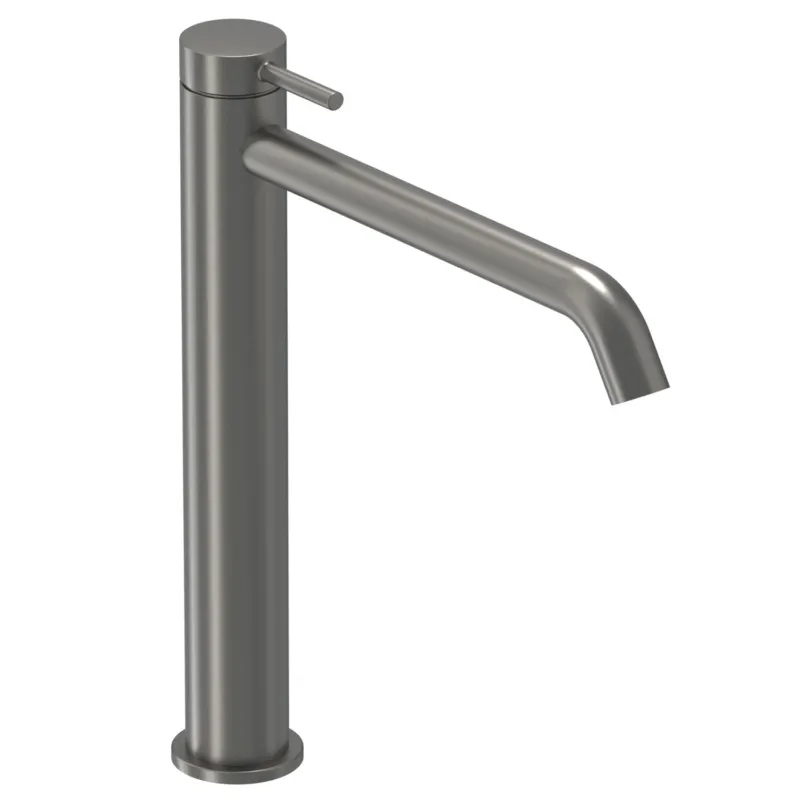 Betaalbaar Wastafelkraan IVY Bond Model L Coldstart Geborsteld Metal Black PVD