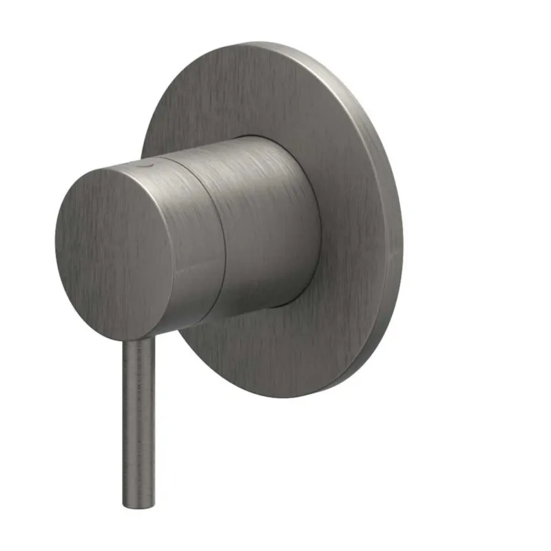Afbouwdeel IVY Bond 2-Weg Stop-Omstel Geborsteld Metal Black PVD Hoge Kwaliteit