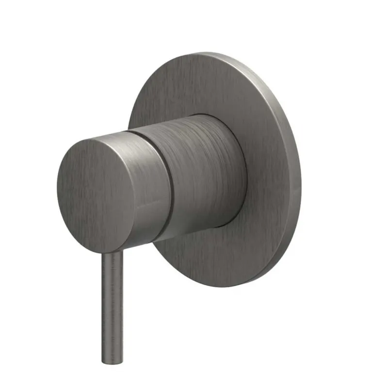Bestseller Afbouwdeel IVY Bond Inbouw douchemengkraan Met Ronde Rozet Geborsteld Metal Black PVD