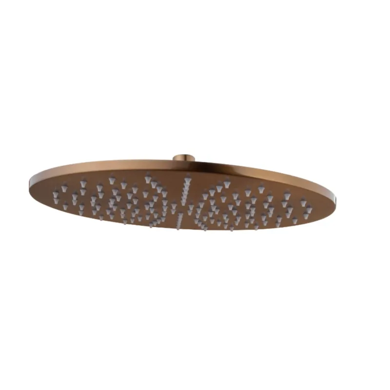 Hoofddouche Wiesbaden Caral Rond 25 x 0,8 cm Geborsteld Brons Koper Seizoensaanbieding