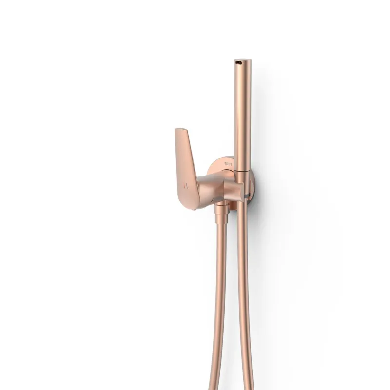 Inbouw Bidetmengkraan Tres Fuji Met Doucheslang 18.4 cm En Hendel Betaalbaar