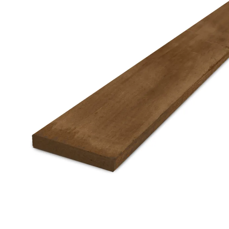 Lage Kosten hardhout - plank Ipé plank - 26x130 mm - fijnbezaagd / ruw - plank voor buiten - ipe hardhout AD 20-25% - Ipé plank - 26x130 mm - ruw: 215 cm