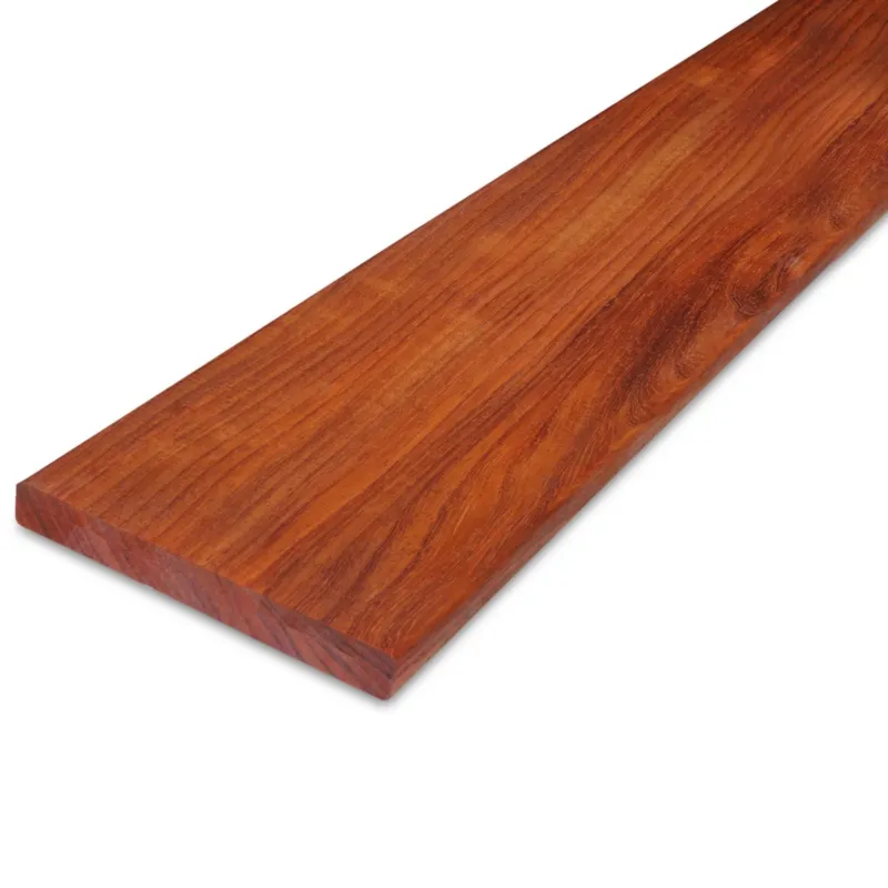 hardhout - plank Padoek plank - 21x165 mm - geschaafd - plank voor buiten - padouk hardhout AD 20-25% - Padoek plank - 21x165 mm - geschaafd: 245 cm Gereduceerde Prijs