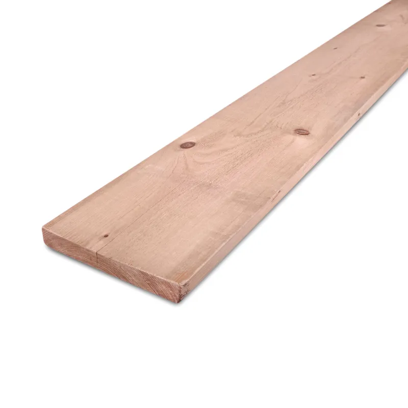 vuren - plank - geimpregneerd Red class wood plank - 28x195 mm - zichtzijde fijnbezaagd / ruw - plank voor buiten - geïmpregneerd red class vuren KD 18-20% - Red class wood plank - 28x195 mm - ruwe zichtzijde: 300 cm Lage Prijs