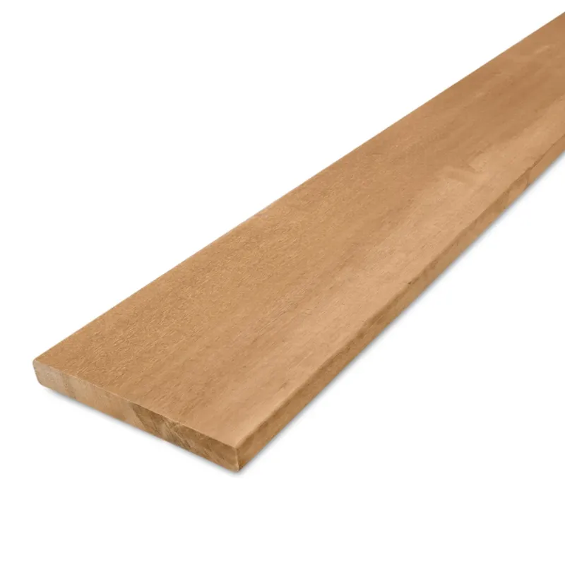 Premium hardhout - plank Bangkirai plank - 28x190 mm - geschaafd - plank voor buiten - bankirai hardhout KD 18-20% - Per bundel - 45 stuks - Bangkirai plank - 28x190 mm - geschaafd: 335 cm