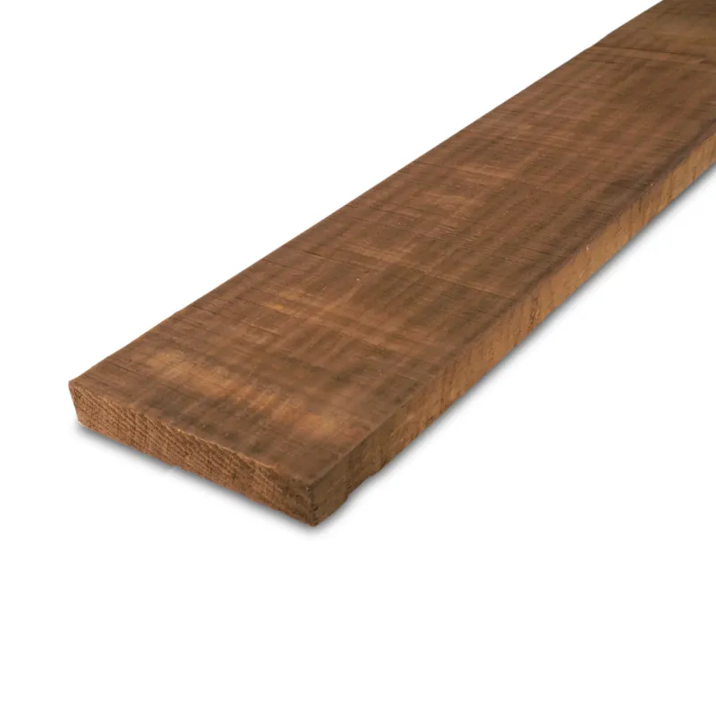 thermo - plank Thermo ayous plank - 32x155 mm - fijnbezaagd / ruw - plank voor buiten - thermisch gemodificeerd ayous hout KD 8-12% - Thermo ayous plank - 32x155 mm - ruw: 215 cm Must-Have
