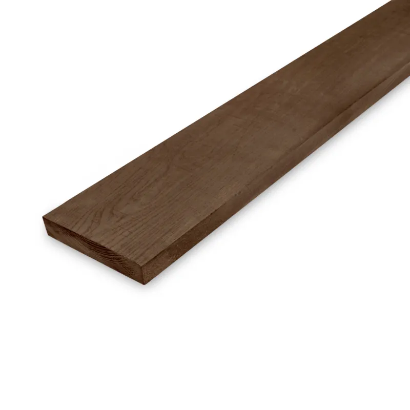 Populair thermo - plank Thermo essen plank - 26x105 mm - fijnbezaagd / ruw - plank voor buiten - thermisch gemodificeerd essenhout KD 8-12% - Thermo essen plank - 26x105 mm - ruw: 190 cm