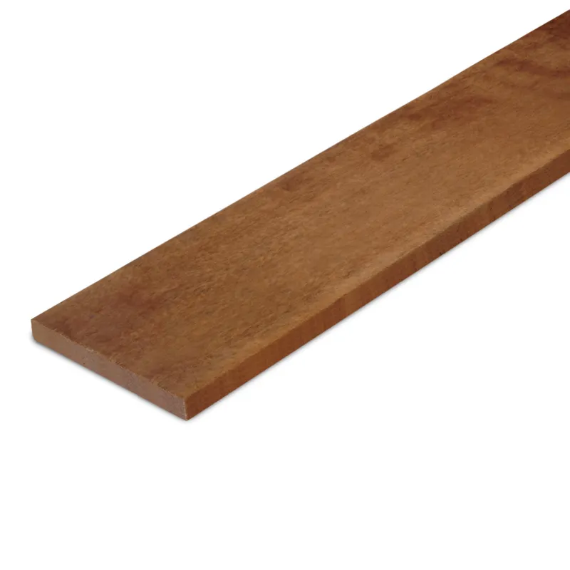 Voordeelprijs hardhout - plank Basralocus plank - 20x200 mm - fijnbezaagd / ruw - plank voor buiten - basralocus hardhout AD 20-25% - Basralocus plank - 20x200 mm - ruw: 300 cm