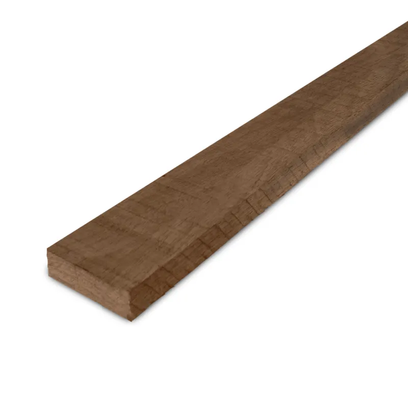 thermo - plank Thermo fraké plank - 26x80 mm - fijnbezaagd / ruw - plank voor buiten - thermisch gemodificeerd frake hout KD 8-12% - Thermo fraké plank - 26x80 mm - ruw: 155 cm Beperkt Aanbod