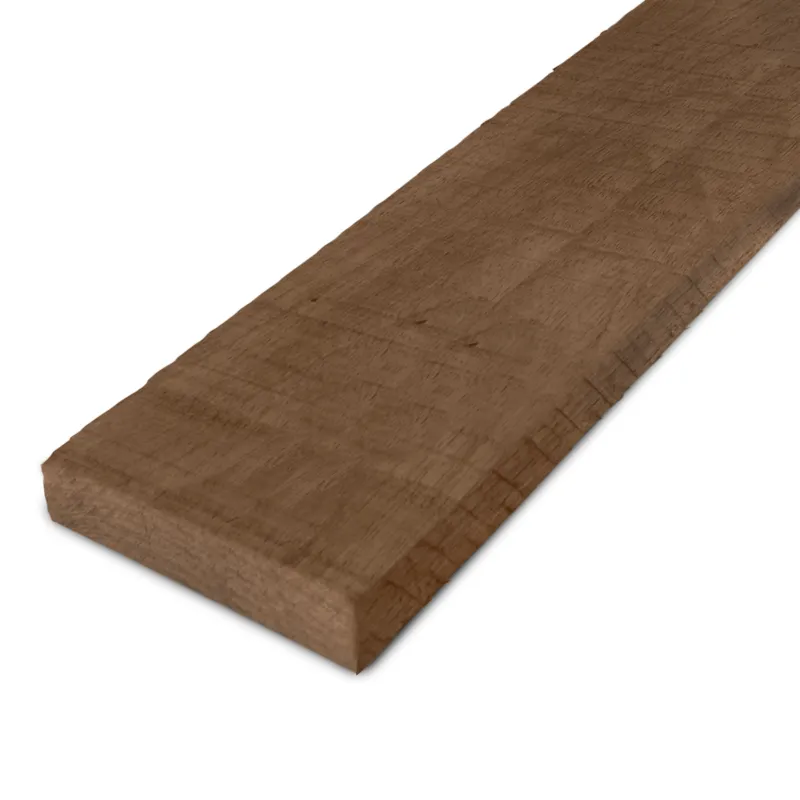 Lage Prijs thermo - plank Thermo fraké plank - 32x155 mm - fijnbezaagd / ruw - plank voor buiten - thermisch gemodificeerd frake hout KD 8-12% - Thermo fraké plank - 32x155 mm - ruw: 215 cm