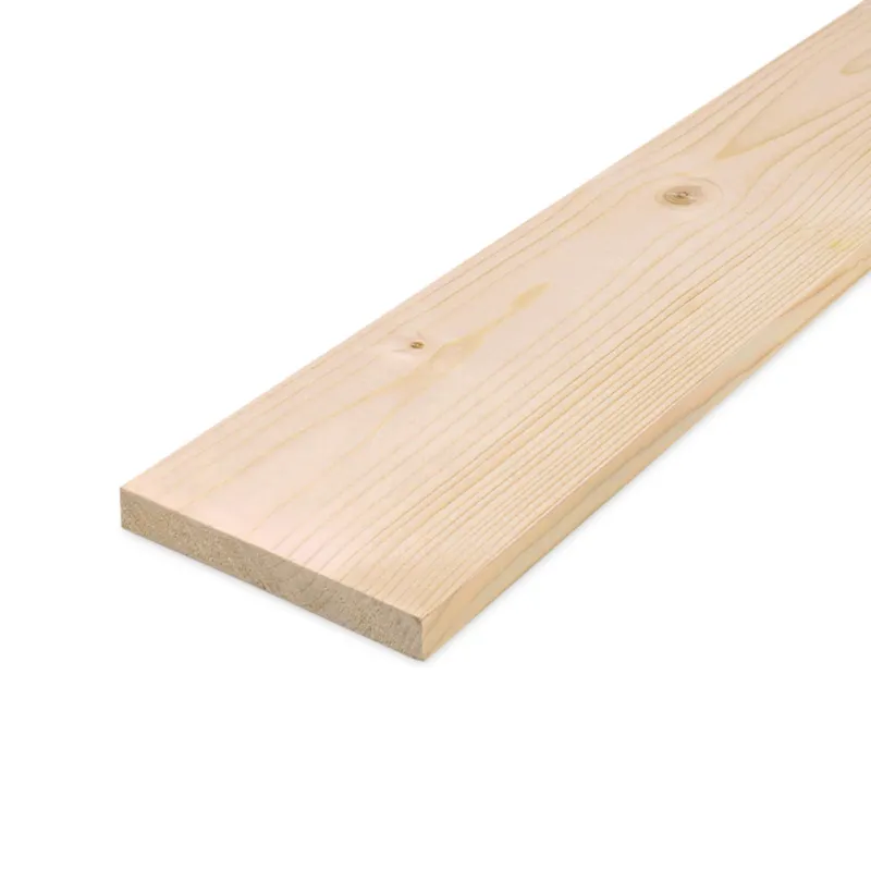 Superprijs vuren - plank Vuren plank - 18x120 mm - geschaafd - plank voor binnen - vurenhout KD 18-20% - Vuren plank - 18x120 mm - geschaafd: 300 cm