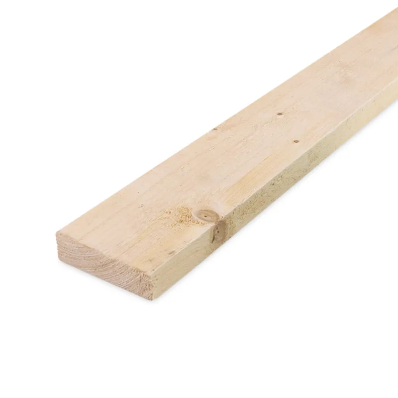 Gecertificeerd vuren - plank Vuren plank - 32x125 mm - fijnbezaagd / ruw - plank voor binnen - vurenhout KD 18-20% - Vuren plank - 32x125 mm - ruw: 360 cm