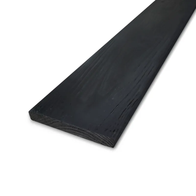 douglas - plank - zwart Zwart geïmpregneerd douglas plank - 22x200 mm - fijnbezaagd / ruw - plank voor buiten - zwart douglashout AD 20-25% - Zwart geïmpregneerd douglas plank - 22x200 mm - ruw: 300 cm Actieprijs