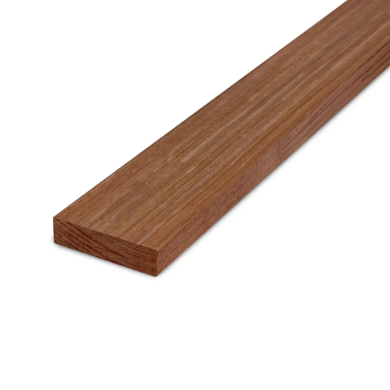 Beperkte Voorraad hardhout - plank Cumaru plank - 28x64 mm - geschaafd - plank voor buiten - cumaru hardhout KD 18-20% - Cumaru plank - 28x64 mm - geschaafd: 455 cm