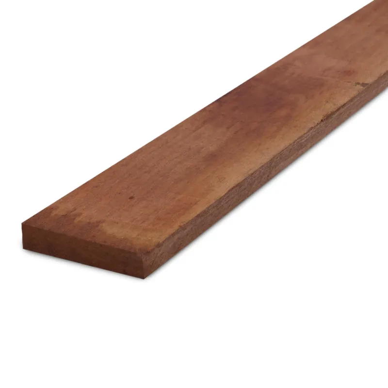 Aanbieding hardhout - plank Cumaru plank - 33x155 mm - fijnbezaagd / ruw - plank voor buiten - cumaru hardhout KD 18-20% - Cumaru plank - 33x155 mm - ruw: 365 cm