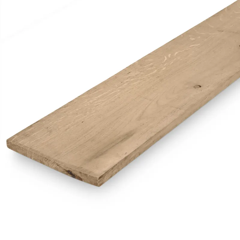 Koop Vandaag eiken - plank Eiken plank - 20x200 mm - fijnbezaagd / ruw - plank voor buiten - eikenhout AD 20-25% - Eiken plank - 20x200 mm - ruw: 400 cm