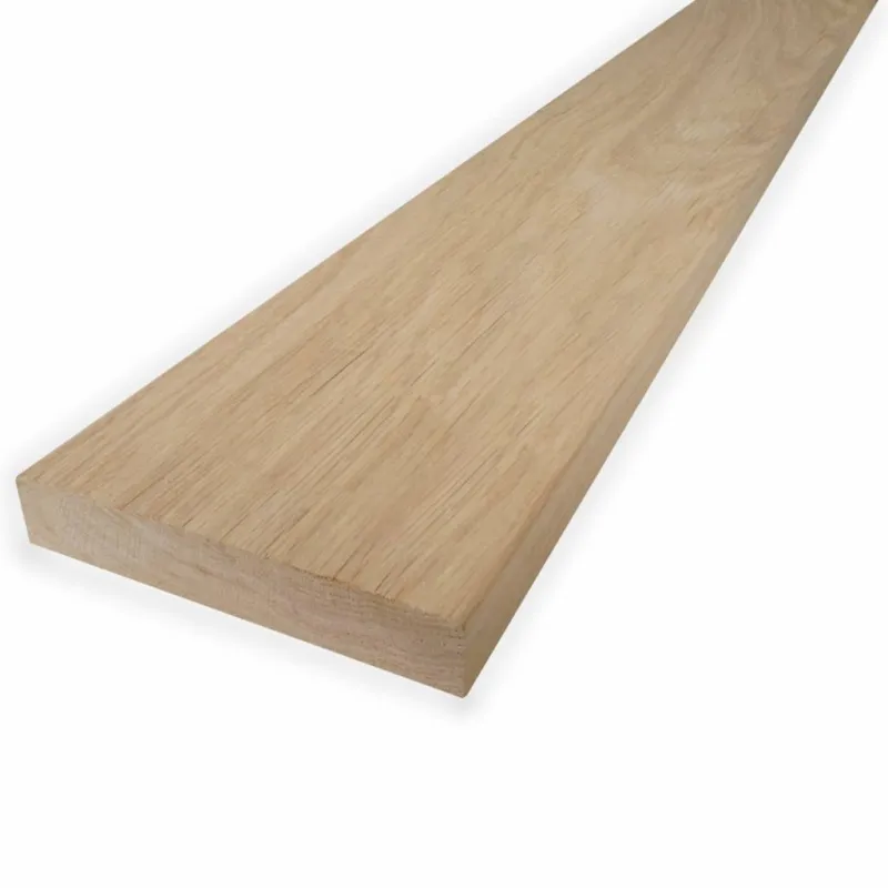 Actieprijs eiken - plank - KD Eiken plank - 21x140 mm - geschaafd - plank voor binnen / beschut buiten - eikenhout KD 8-12% - Eiken plank - 21x140 mm - geschaafd: 220 cm