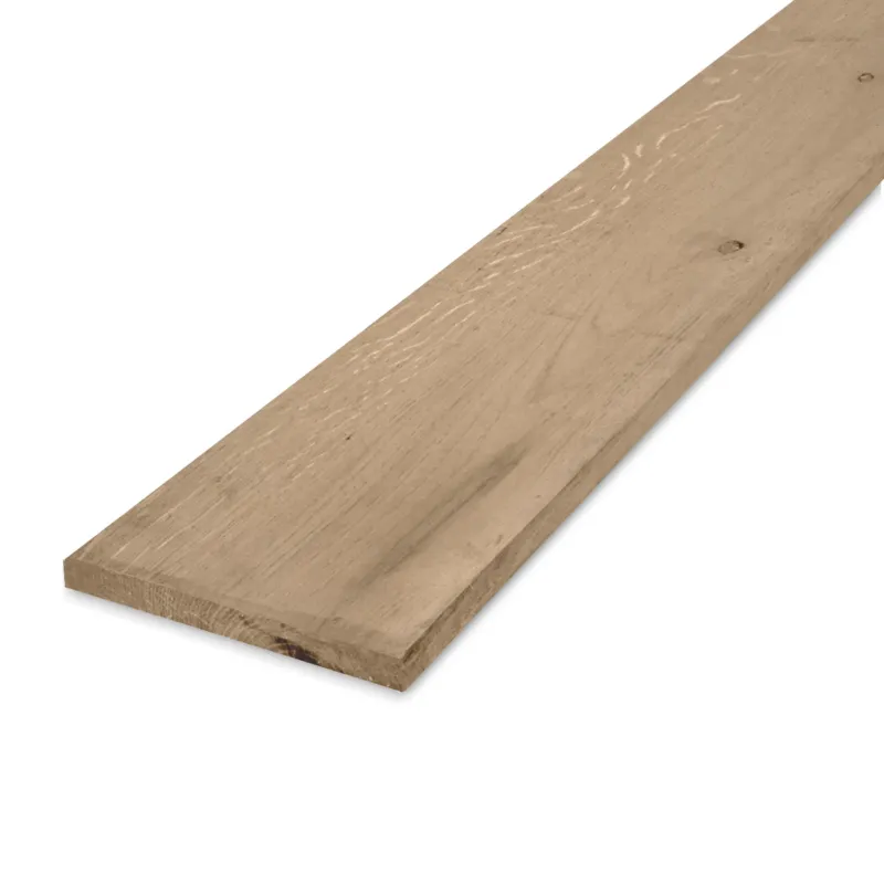 Lage Prijs eiken - plank - KD Eiken plank - 27x160 mm - fijnbezaagd / ruw - plank voor binnen / beschut buiten - eikenhout KD 8-12% - Eiken plank - 27x160 mm - ruw: 350 cm