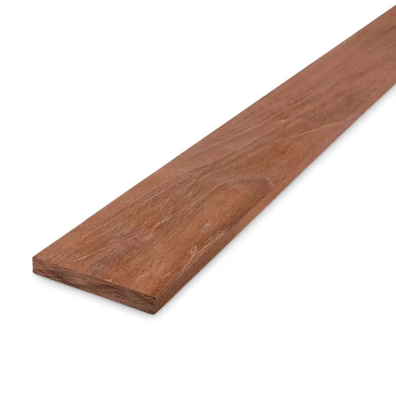 Uitverkoop hardhout - plank Jatoba plank - 21x145 mm - geschaafd - plank voor buiten - jatoba hardhout KD 18-20% - Per bundel - 120 stuks - Jatoba plank - 21x145 mm - geschaafd: 215 cm