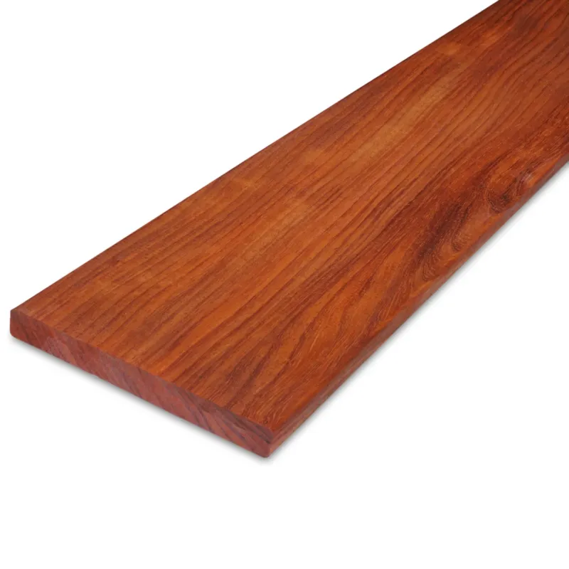 Merkproduct hardhout - plank Padoek plank - 21x185 mm - geschaafd - plank voor buiten - padouk hardhout AD 20-25% - Padouk plank - 21x185 mm - geschaafd: 215 cm