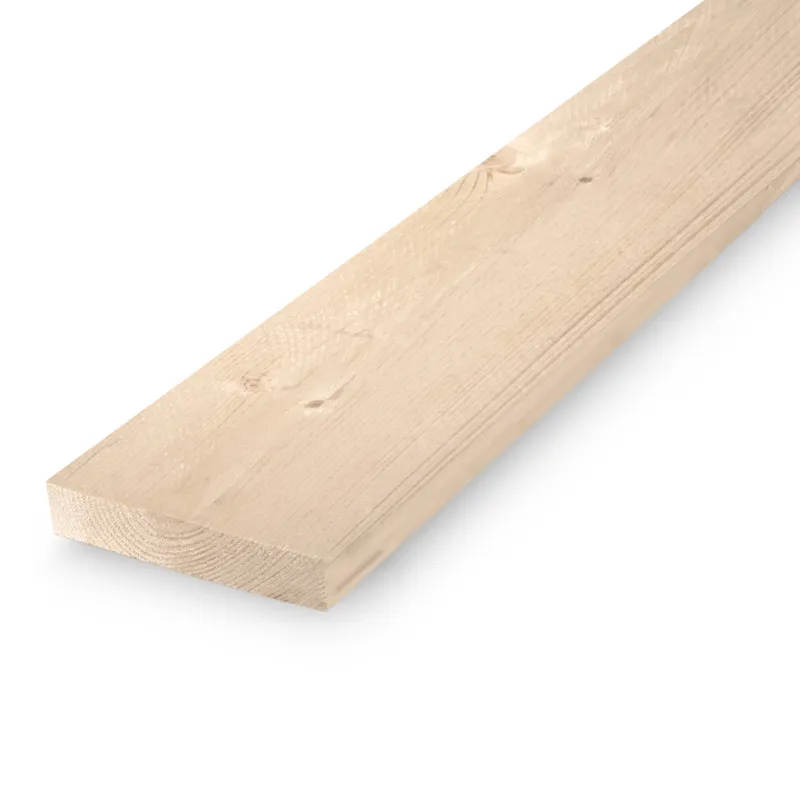 Hoge Kwaliteit vuren - plank Steigerplank - 29x190 mm - ruw / fijnbezaagd - steigerhout plank - vuren steiger hout - KD 18-20% - Steigerplank - 29x190 mm - ruw: 500 cm