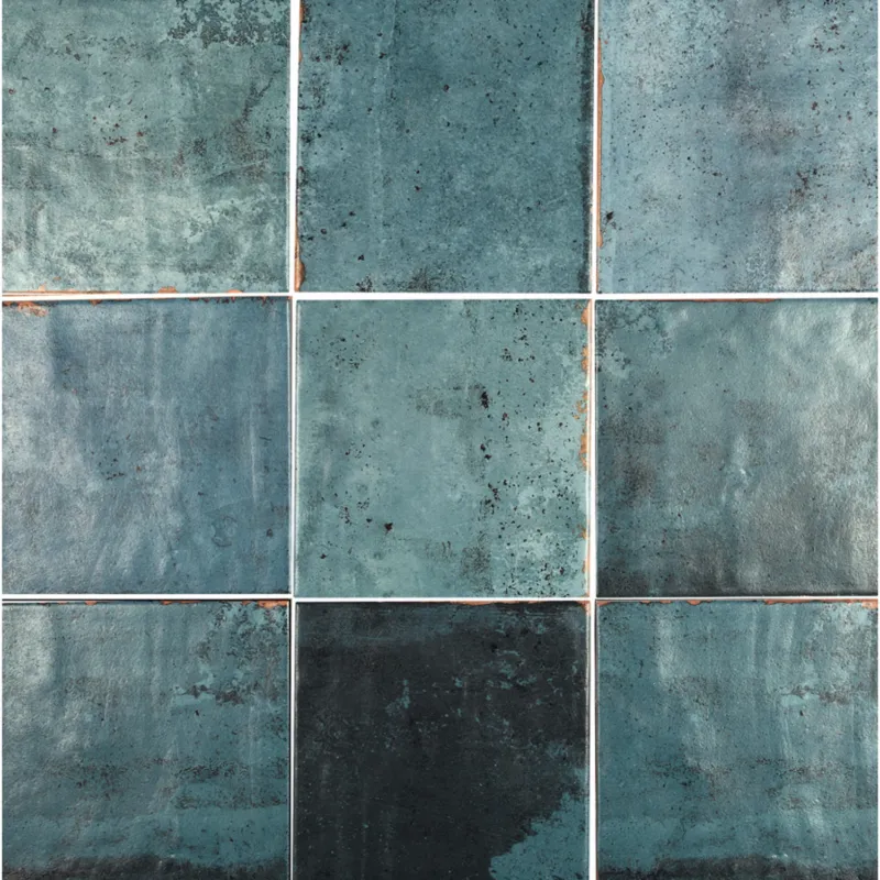 Wandtegel Tennessee Blue 13.8x13.8 cm (Prijs per M2) Alleen Vandaag