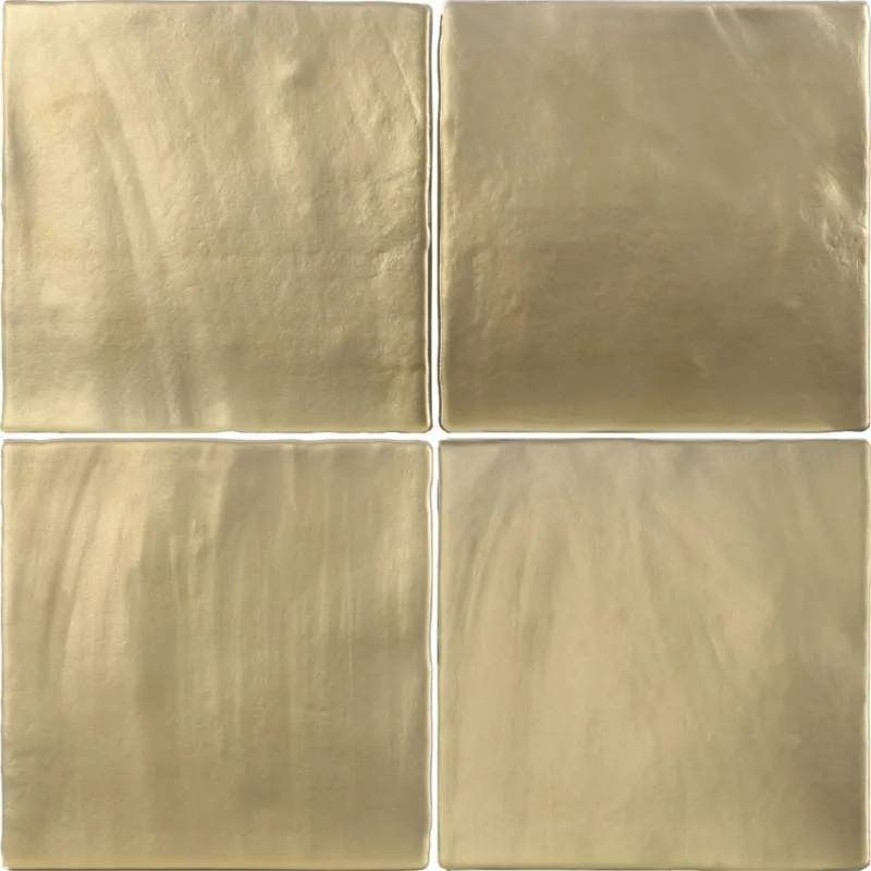 Gecertificeerd Wandtegel Dune Tabarca 15x15 cm Matt Gold (Prijs per m2)