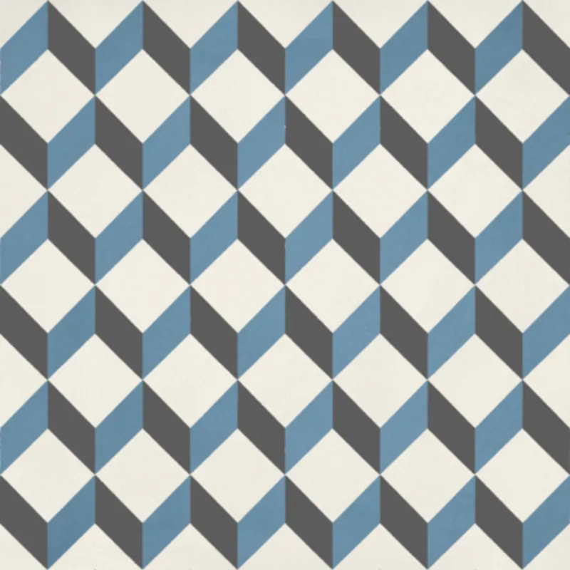 Aanbieding Portugese Vloertegel Jos Hidro Upsidedown Blauw 19.7x19.7 cm (prijs per m2)